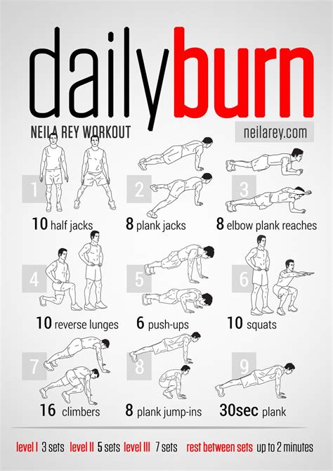 Visual Workout Guides for Full Bodyweight, No Equipment Training ...