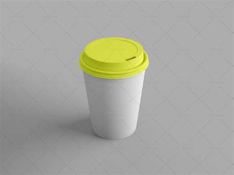 Milk tea cup mockup