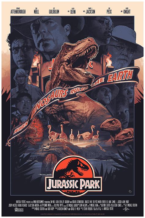 Jurassic Park by John Guydo - Home of the Alternative Movie Poster -AMP- | Jurassic park poster ...