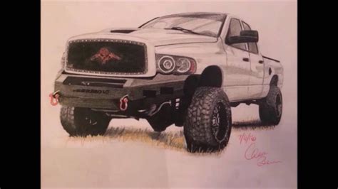 Dodge Ram Drawing at PaintingValley.com | Explore collection of Dodge ...