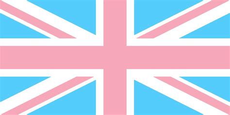 flag of the UK, but I changed the colors to be more visually pleasing on the eyes : r ...