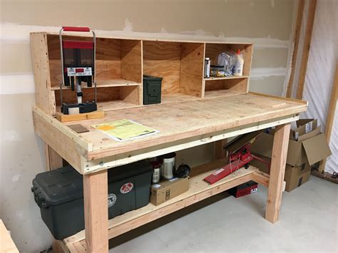 Pin by Mark Peever on Reloading Benches | Garage work bench, Garage workbench plans, Workbench ...