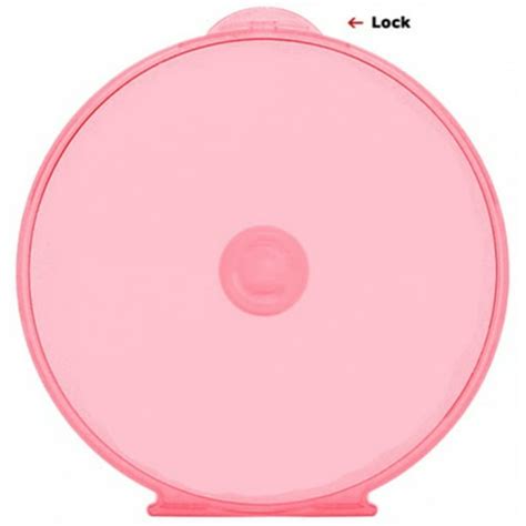 CheckOutStore 400 Red Color Round ClamShell CD/DVD Case with Lock - Walmart.com - Walmart.com