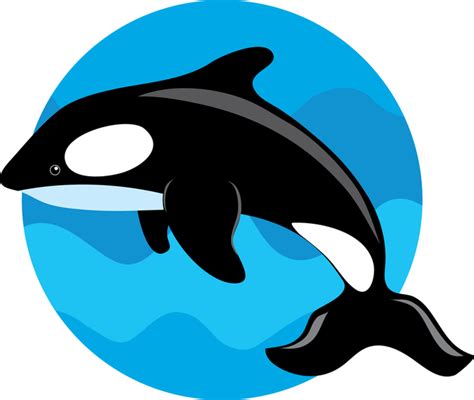 Cute Whale Vector #AD , #Ad, #AD, #Vector, #Whale, #Cute | Orca art, Whale artwork, Cartoon whale