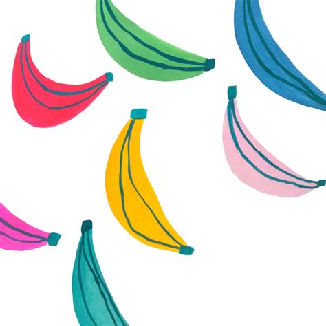 Rainbow Bananas Banana Art Banana Print Colourful Home - Etsy UK