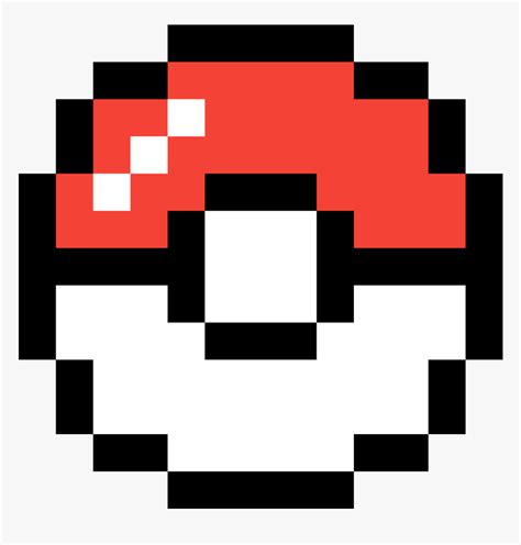 Pokeball Pixel Art Png, Transparent Png , Transparent Png Image - PNGitem