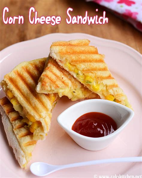 Corn cheese sandwich recipe - Raks Kitchen