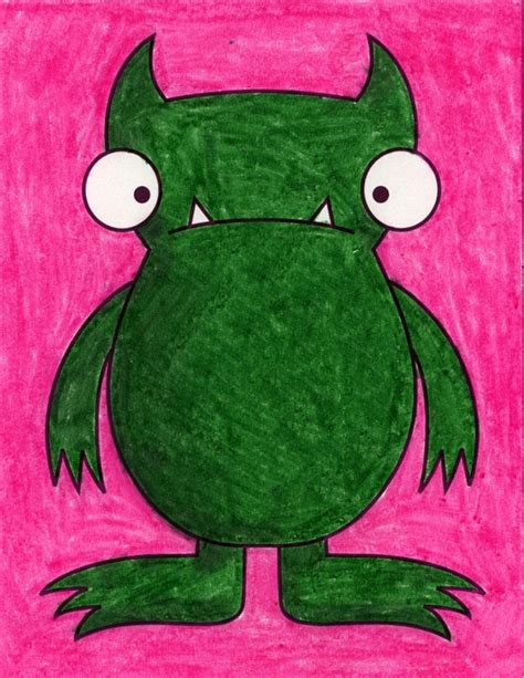 How to Draw a Monster · Art Projects for Kids