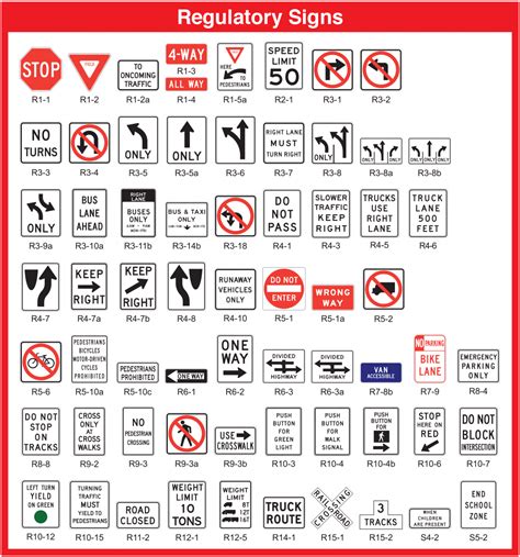 Guide Signs Driving Color