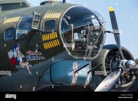 World War II bomber nose art on Texas Raiders B-17 Flying Fortress Stock Photo: 80246973 - Alamy