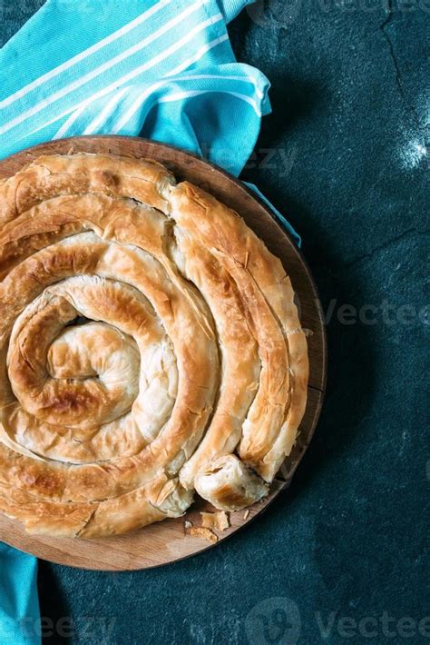 Baked Greek cheese pie 22813667 Stock Photo at Vecteezy