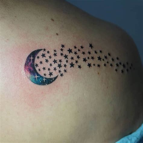 Shining Bright: Cool Moon and Stars Tattoo Ideas