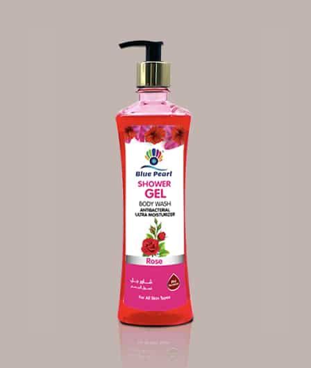 Anti Bacterial Shower Gel - Rose - 500ml - Blue Pearl Cosmetics