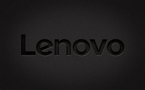 Lenovo carbon logo, , grunge art, carbon background, creative, Lenovo black logo, brands, Lenovo ...