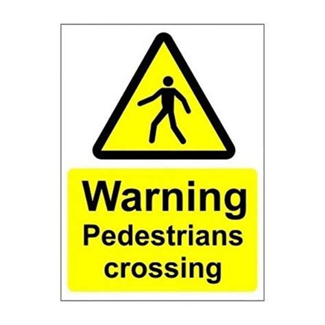 Warning Pedestrians Crossing Sign - Safety Signs from PARRS UK