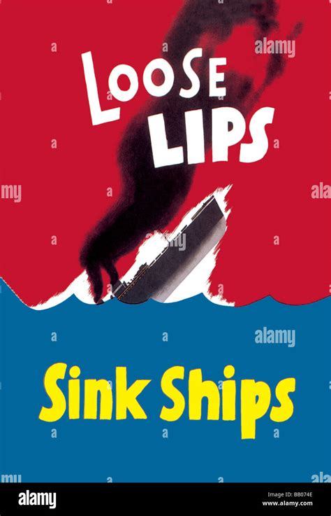 Loose Lips Sink Ships Stock Photo - Alamy