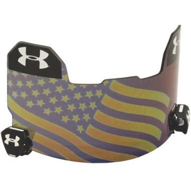 Under Armour Adult USA Hologram Mirror Football Visor