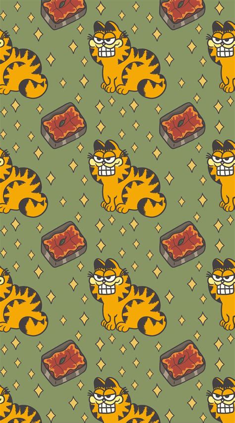 As requested, a Garfie baby phone wallpaper : r/garfield