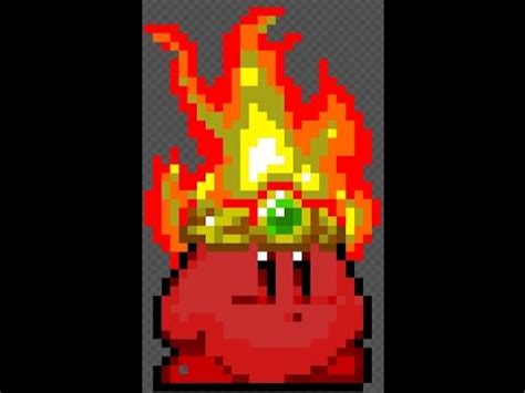 Fire kirby - Pixel Art l Kirby l Jitox - YouTube