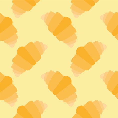 croissant seamless pattern vector illustration 25275059 Vector Art at ...