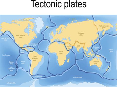 Map Of The Tectonic Plate Boundaries - Map Of New Hampshire