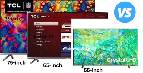 65 Vs 75 Vs 85-inch TV Size Comparison - Display Wow