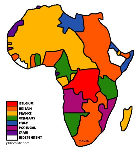 Map Of Africa During Colonization – Topographic Map of Usa with States