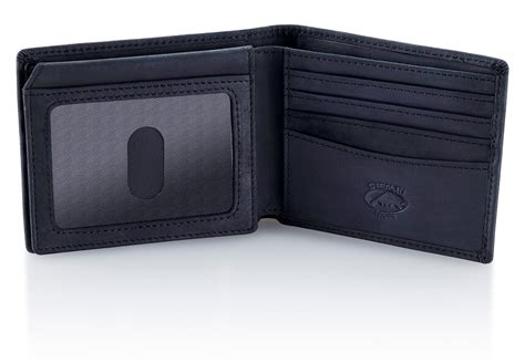 Stealth Mode - Stealth Mode Leather Bifold Wallet for Men With ID Window and RFID Blocking ...