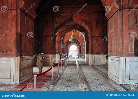 Inside the Jama Masjid in Old Delhi, India. Editorial Photo - Image of asia, udaipur: 112761241