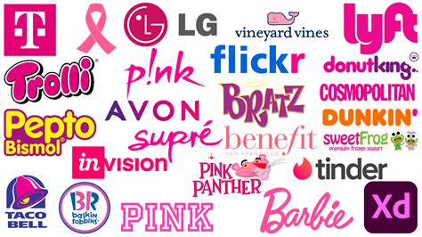 Famous Pink Logos: Daring Companies With Pink Logos