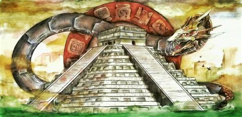 November 2021- Temple of Kukulkan (1) by SkyOcampo on DeviantArt