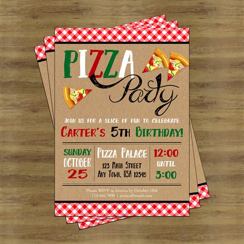 Pizza Party Invitation - 12+ Examples, Illustrator, Word, Pages, Photoshop, Publisher, How to Write