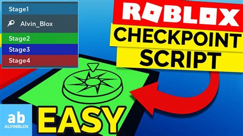 Roblox How To Make A Obby Stage Checkpoint