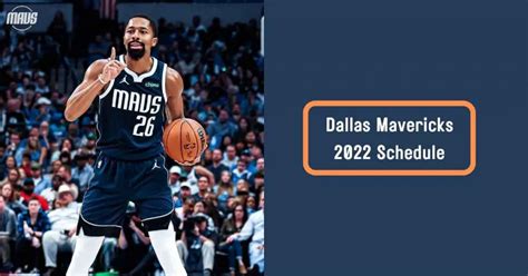 What is the Dallas Mavericks Schedule for 2022-2023 - OT Sports