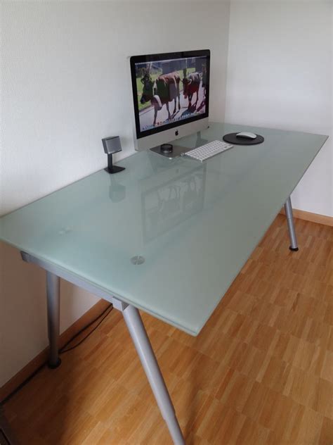 2018 Frosted Glass Desk Ikea - Best Sit Stand Desk