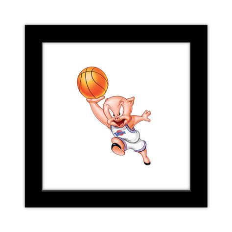 Gallery Pops Space Jam - Porky Pig Framed Art Print