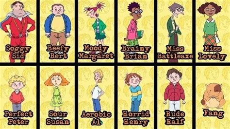 Horrid Henry Cartoon Characters Names – NBKomputer