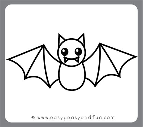 simple cute bat drawing - Maryrose Childers