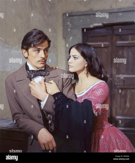 Alain Delon, Claudia Cardinale / The Leopard 1963 directed by Luchino Visconti Stock Photo - Alamy