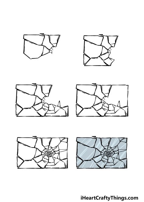 Broken Glass Coloring Pages