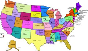 Clipart Map Of Us