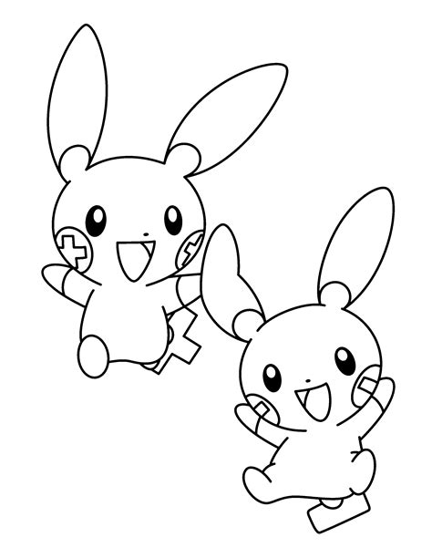 The best free Plusle coloring page images. Download from 55 free coloring pages of Plusle at ...