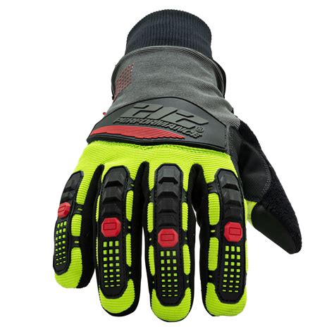 Waterproof Fleece Lined Impact Cut Resistant Winter Work Gloves ...