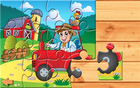 20 Fun Puzzle Games for Kids in HD: Barnyard Jigsaw Learning Game for Toddlers, Preschoolers and ...