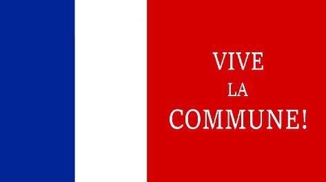 Flag for commune of France, using Paris commune flag. : vexillology