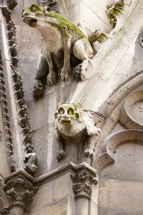 Notre Dame Gargoyles Statues in Paris Stock Image - Image of church, europe: 49172985