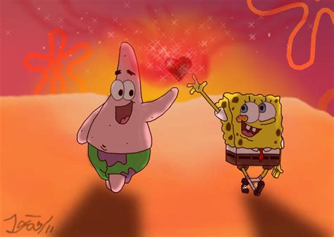 Spongebob and Patrick 'FRIENDSHIP' by JokerSyndrom on DeviantArt