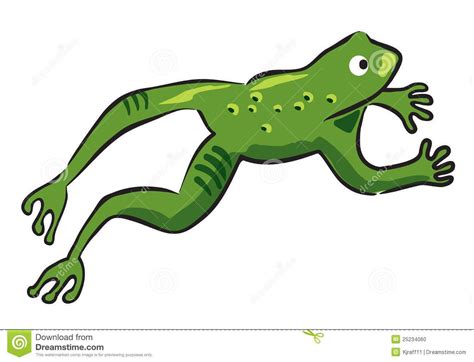 Jumping Frog Clip Art