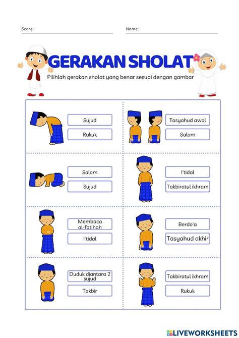 Gerakan Sholat (Muslim) 1627101 | Rizka Khairunnisa