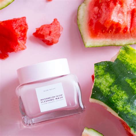 Glow Recipe- Watermelon Glow Sleeping Mask | Watermelon glow sleeping ...